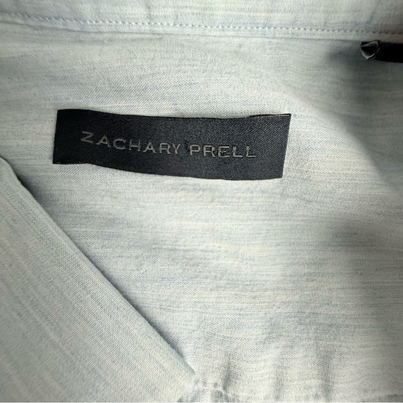 Zachary Prell Blue Casual Button Down Shirt - Picture 4 of 6